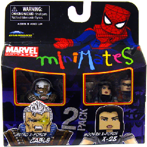 Marvel Minimates - Retro X-Force Cable and Modern X-Force X-23