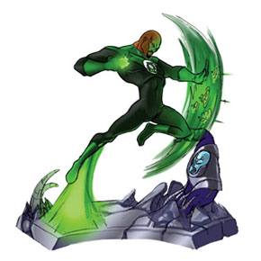 Green Lantern Resin Figurines