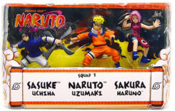Naruto 3-Inch 3-Pack: Squad 7: Sasuke, Naruto, Sakura