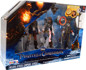 POTC - On Stranger Tides - 3-Pack Gibbs, Jack Sparrow, Captain Barbossa