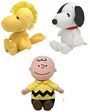 Charlie Brown 6-Inch Beanie  - Set of 3[Charlie Brown, Snoopy, Woodstock]