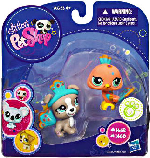 Littlest Pet Shop - 2-Pack - Peacock and Pitbull[1469,1463]
