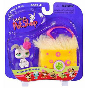 Littlest Pet Shop - Bunny in Yellow Basket