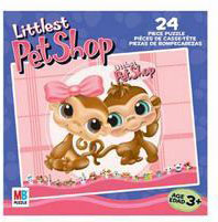 LITTLEST PET SHOP Puzzles 24 pieces - 2 Monkeys