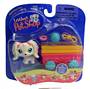 Littlest Pet Shop - White Dog and Wagon