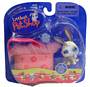 Littlest Pet Shop - White Bunny and Pink Carry Case