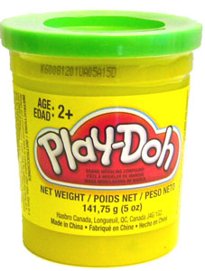 Play-Doh Green Can