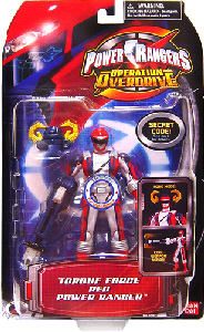 Power Rangers Operation Overdrive - Torque Force Red Power Ranger