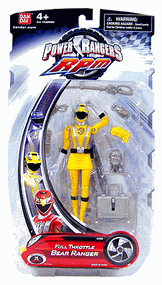 Power Rangers RPM - Full Throttle Yellow Bear Ranger