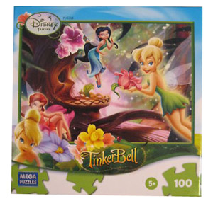 Disney Tinker Bell 100 Piece Puzzle - Welcome to Pixie Hollow