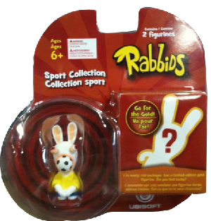 Rayman Raving Rabbids - Sports Collection 2 Figures Soccer and Mystery