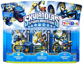 Skylanders - 3-Pack Skylanders - 3-Pack Legendary Bash, Legendary Chop Chop, Legendary Spyro