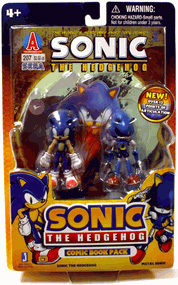 3-Inch Sonic The Hedgehog - 2-Pack: Sonic and Metal Sonic