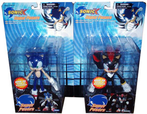 Sonic X Super Articulated Figure Set of 2: Sonic and Shadow