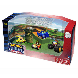 Sonic Sega All-Stars Mini Racing - 1.5-Inch Set of 4 Racer Vehicle