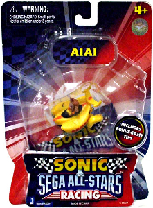 Sonic Sega All-Stars Mini Racing - 1.5-Inch AiAi Racer