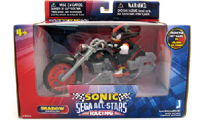 Sonic Sega All-Stars Racing - 5-Inch Shadow with Motorcycle