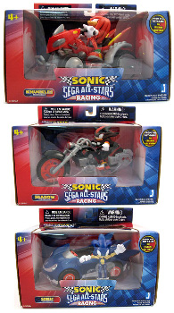 Sonic Sega All-Stars Racing - 5-Inch Set of 3[Sonic,Shadow,Knuckles]