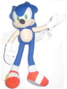 9-Inch Sonic Plush 2009 - Sonic