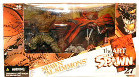Spawn Series 27 - The Art of Spawn - Spawn VS. Al Simmons Deluxe Boxed Set