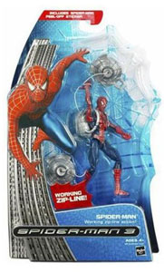 Spider-Man With Working Zip-Line Action