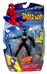 Spectacular Spider-Man: Wall-Sticking Webline Black Costume Spider-Man