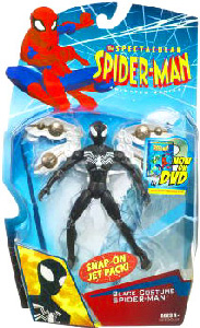 Spectacular Spider-Man: Snap-On Jet Pack Black-Costume Spider-Man