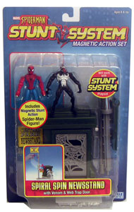 Spiderman Spiral Spin Newsstand with Venom