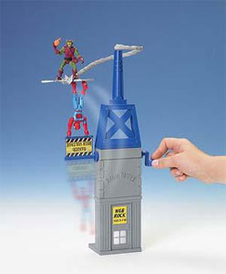 Spiderman Vertical Swing Radio Tower with Green Goblin