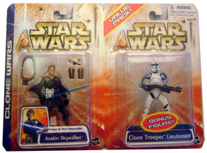 Anakin Skywalker and Clone Trooper Lieutenant 2-Pack