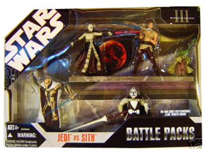 Details about   Star Wars Battle Pack Jedi Vs Sith Hasbro 30th Anniversary Obi-Wan Anakin Asajj