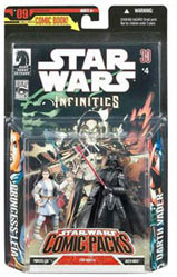 Star Wars Comic Pack - Leia Jedi and Darth Vader