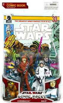 Star Wars Comic Pack - Han Solo in Stormtrooper and Chewbacca