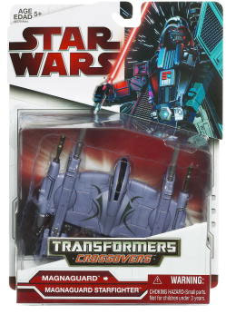 SW Transformers Crossovers 2009 Red Back - Magnaguard to Magnaguard Starfighter