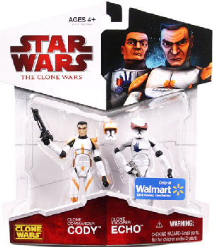 Clone Wars 2009 - Red Card - Clone Commander Cody and Clone Trooper Echo