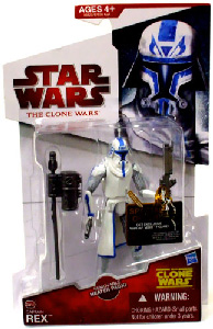 Clone Wars 2009 Red Back - Captain Rex with Removable Heater Pack