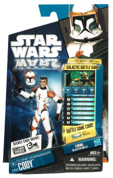 Star Wars Clone Wars 2010 - Black and Blue - Commander Cody - CW03