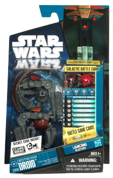 Star Wars Clone Wars 2010 - Black and Blue - Destroyer Droid CW04