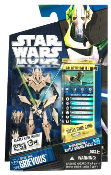 Star Wars Clone Wars 2010 - Black and Blue - CW 10 General Grievous with Parts