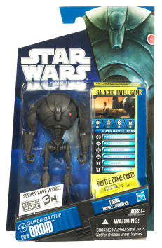 Star Wars Clone Wars 2010 - Black and Blue - Super Battle Droid CW16