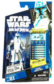 Star Wars Clone Wars 2010 - Black and Blue - CW12 - Captain Rex in Cold Weather Gear