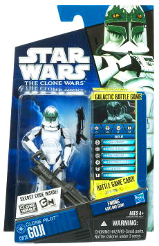 Star Wars Clone Wars 2010 - Black and Blue - Clone Pilot Goji