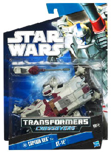 SW Transformers Crossovers Black and Blue - Captain Rex to AT-TE
