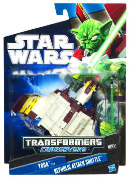 SW Transformers Crossovers Black and Blue - Yoda to Attack Shuttle