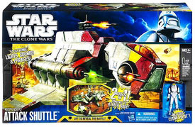 Clone Wars 2011 Black and Blue Box - Deluxe Vehicle Republic Attack Shuttle