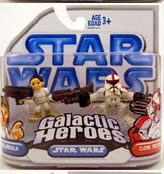 Clone Wars Galactic Heroes - Padme and Red Clone Trooper