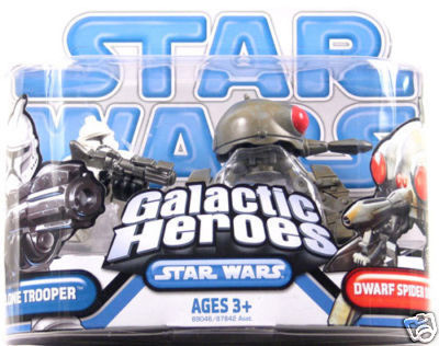 Galactic Heroes - Clone Trooper AND Dwarf Spider Droid BLUE
