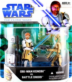 Clone Wars Movie 2-Pack: Obi-Wan Kenobi and Battle Droid