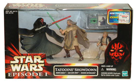Tatooine Showdown: Darth Maul, Qui-Gon Jinn, and Anakin Skywalker
