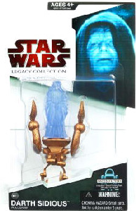 SW Legacy Collection - Build a Droid - Darth Sidious Hologram on Mechano Chair